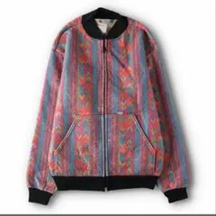 古着 80'S カーハート Carhartt ネイティブ柄 総柄 ブルゾン