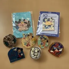 JCBカード 特典　ディズニー ピンバッジ 8個セット　おまとめ