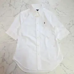 ラルフローレン ストレッチ シャツ ブラウス ホワイト S　NO2353 POLO RALPH LAUREN - ラルフローレン ストレッチ シャツ ブラウス