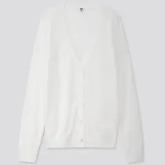 UNIQLO ライトVネックカーディガン　オフホワイト
