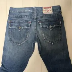 極美品 TRUE RELIGION 濃紺 フレアデニム パンツ ビジュー USA 2025年最新】TRUE RELIGION レディース デニム・ジーンズの人気