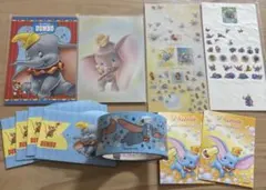 ディズニー　空飛ぶダンボシール　ポストカード　ポチ袋　テープ　平成商品