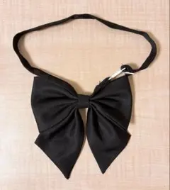 【即購入◎】黒い制服リボン 大きなリボン