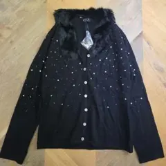 カシミヤ100%ブラック