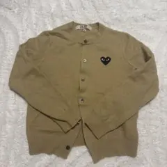 PLAY COMME des GARCONS カーディガン ベージュ M