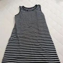 美品！COCANGEL ボーダー ノースリーブ ワンピース 150