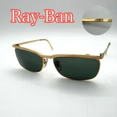 【超希少 激レア‼️】70年代ビンテージレイバン金縁RaybanWings 2025年最新レイバン サングラス ヴィンテージ ゴールドフレームの