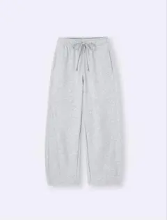 GU スウェットバレルレッグパンツ