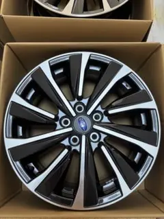 ②送料込み 新車外し美品 スバル純正18インチホイール - メルカリ