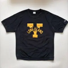 Champion リバースウィーブ LONG ISLAND 半袖スウェット L
