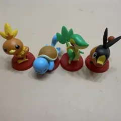 ポケモン フィギュア アチャモ ゼニガメ ツタージャ ポカブ　チョコエッグ