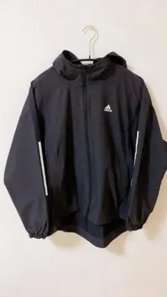 adidas AEROREADY フード付きジャケット ダークグレー　M