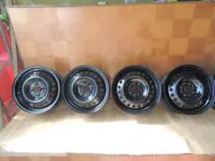 C346 15×5.5J 4穴 ホイール(ブラック) 15インチ 4本 ホンダのサムネイル