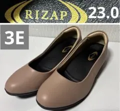 【新品未使用】　RIZAP パンプス ピンク系 23.0cm EEEのサムネイル