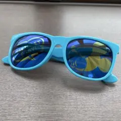 ディズニーリゾート　サングラス　水色　ファッション用グラス