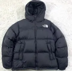 ザノースフェイス 希少XL ヌプシフーディ 23年 ブラック ND92331