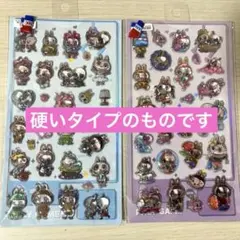 ボンボンドロップシール　ラブブ　2枚セット　硬いタイプ