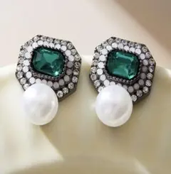 ピアス アクセサリー レディース オシャレ 海外 ワンポイント グリーン 推し活