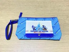 東京ディズニーランド 40周年 おてふきキャリー ポーチ スーベニア ミッキー