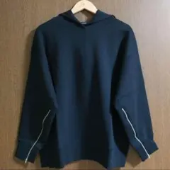 【値下げ中】【新品】JEANASIS ダンボールソデジップフーディ ブラック