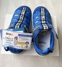 【新品】IFME キッズサンダル 16.0cm ブルー　イフミー