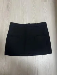 ZARA 黒 ミニスカート ポケット付き