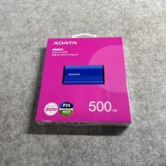 エイデータ】 外付けSSD SE880 ブルー 500GB - メルカリ