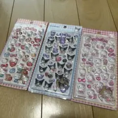 ハローキティ クロミ シール 3パックセット　サンリオ　BONBON DROP