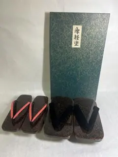 木製下駄 レディースとメンズセット