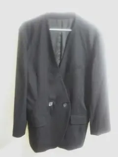 ケティ　レディース　ノーカラージャケット　L　ブラック