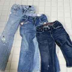 GAP キッズ デニムパンツ 3点セット