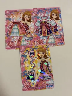 アイカツ! アンコール ドリーミークラウン ドリーミースターコーデ3枚セット