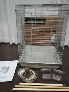 Yaheetech 鳥かご 591486 ライトグレー 5日使用