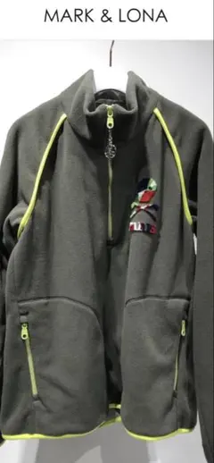 極美品！　MARK & LONA メンズフリース　カーキ　46サイズ