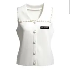 【完売品】PELLICULE ペリキュール frill knit tops 新品 PELLICULE ペリキュール frill knit tops - メルカリ