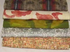 名古屋帯 多色模様　５本まとめ売り