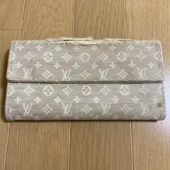 【ジャンク品】ルイヴィトン　モノグラムミニ ポルトフォイユ　サラ　長財布