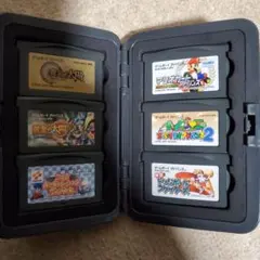 ゲームボーイアドバンスソフト6セット　ジュラルミンケース付き