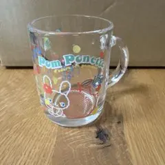 Pom Ponette ガラスマグカップ　ナルミヤ　ポンポネット　平成　レトロのサムネイル