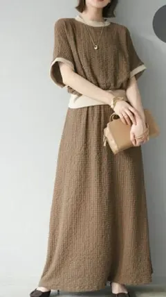 Lumier　[SET]プルオーバー+フレアスカート セットアップ