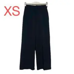 UNIQLO 感動ワイドパンツ ブラック 黒 レディースXS ワイドスラックス