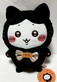 ちいかわ 黒猫のぬいぐるみ　ハチワレ