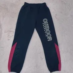OUTDOOR PRODUCTS ジャージパンツ ネイビー/ピンク