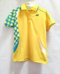 美品　YONEX レモン色　 半袖ポロシャツ レディース