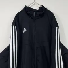 00s y2k USA古着 アディダス adidas トラックジャケット 黒