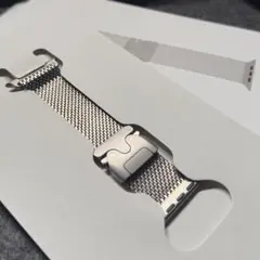 【純正/美品】49mm用 ナチュラルチタニウム ミラネーゼループ S Apple