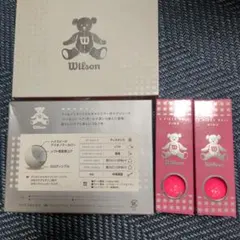 Wilson ウィルソン ベア ゴルフボール ピンク 2ピース