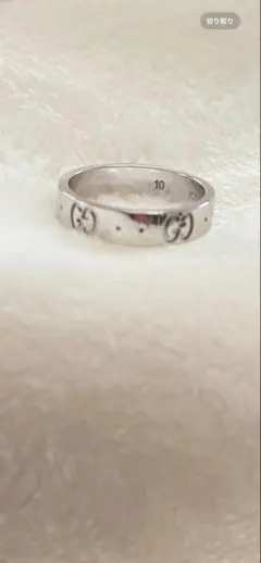 GUCCI GGロゴ シルバーリング サイズ10