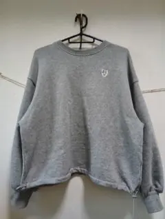 グレー オーバーサイズ スウェットサマンサモスモス