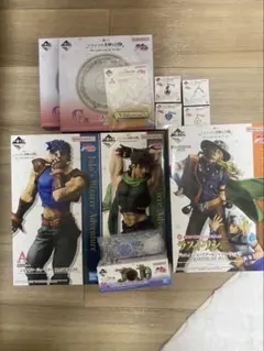 ジョジョ 一番くじラストワンジャイロA賞ジョナサンB賞ジョセフG賞 下位賞セット